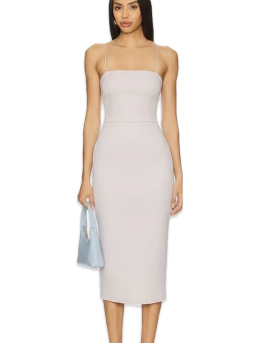 Dynamite Light Mauve Midi Bodycon Dress Size XS, NWT